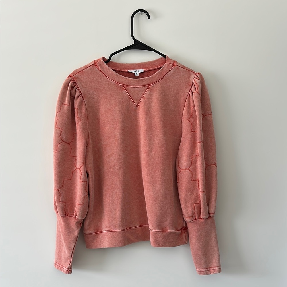 Fate Pink Puff Sleeve Sweatshirt